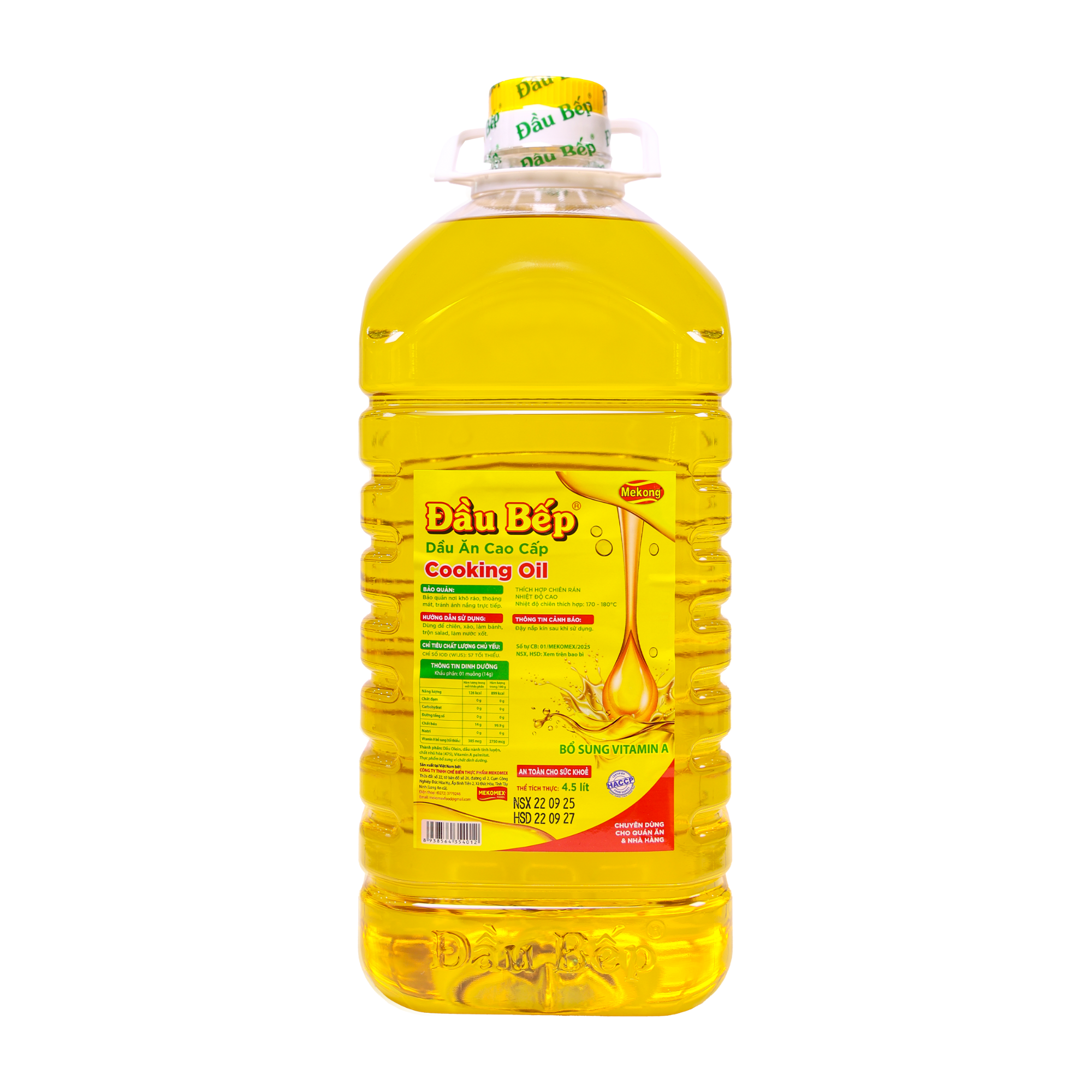 Dầu Ăn Cao Cấp Đầu Bếp 4.5L