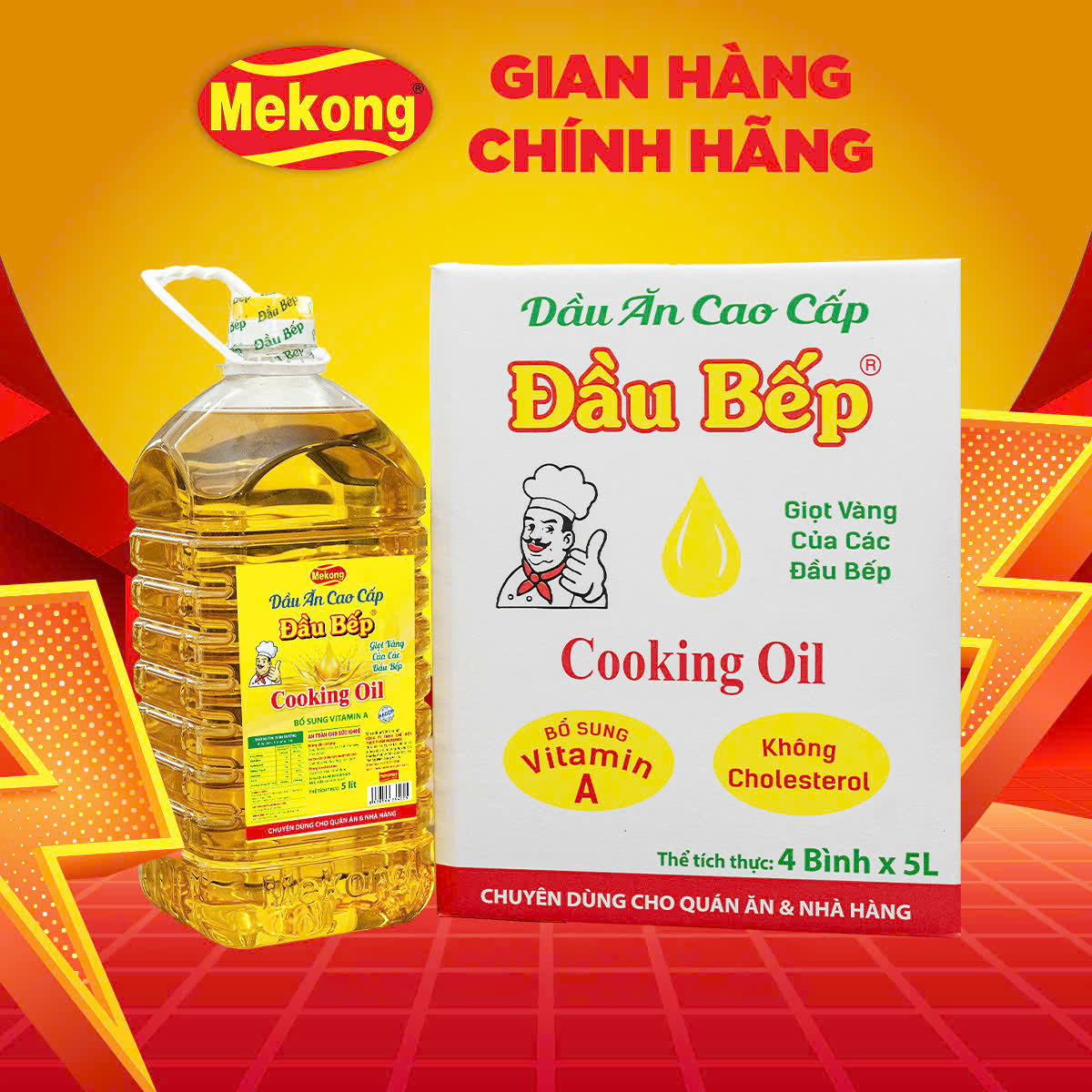 Dầu Ăn Cao Cấp Đầu Bếp (Cooking Oil) Giọt Vàng Của Các Đầu Bếp